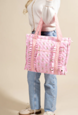 The Darling Effect Oh So Fancy Everyday Quilted Tote Bag