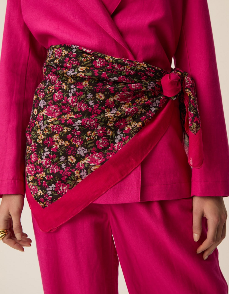 Des Petits Hauts Napi Garden Printed Scarf