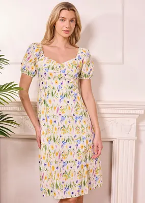 Angel Eye Alanya Dress in Multi Floral