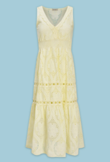 ASTRID 100% Cotton Eyelet Midi Dress