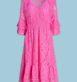 ASTRID Carrie Lace Cotton Midi Dress