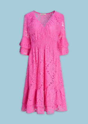 ASTRID Carrie Lace Cotton Midi Dress
