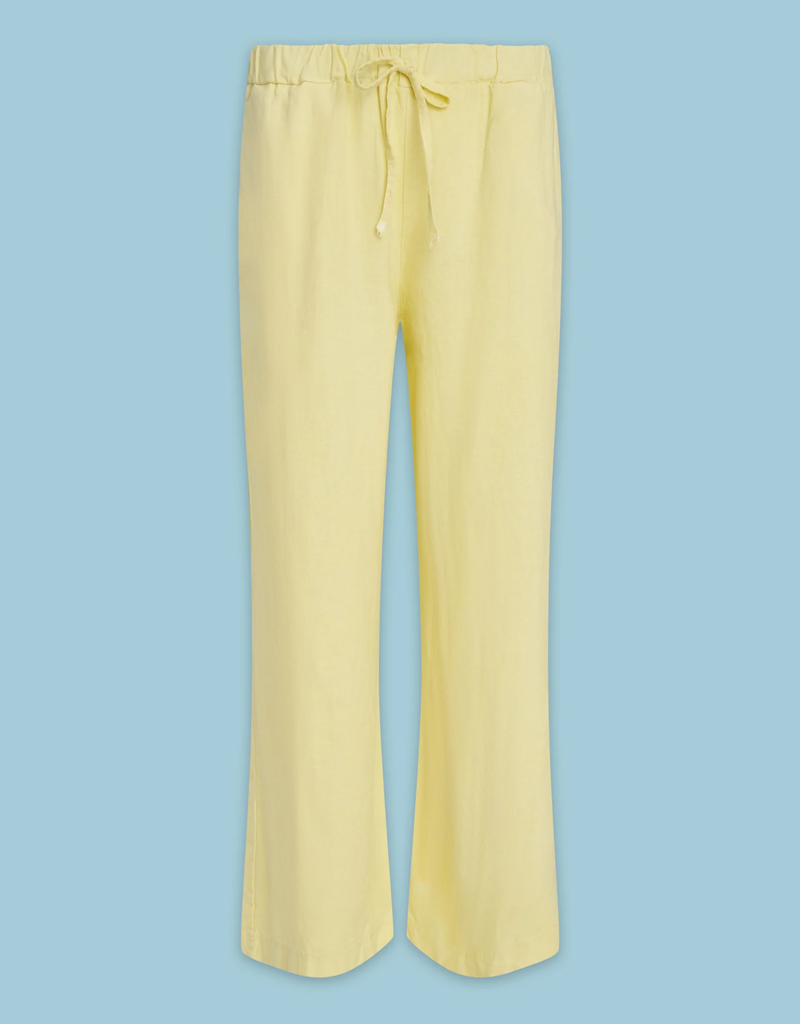 ASTRID Carly Linen Pant in Bright Yellow