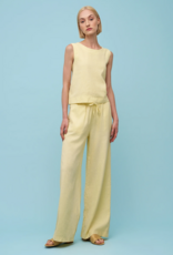 ASTRID Carly Linen Pant in Bright Yellow