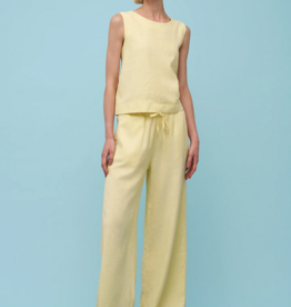 ASTRID Carly Linen Pant in Yellow *Only Medium Left*