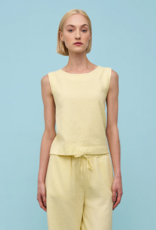 ASTRID Carly Linen Pant in Bright Yellow