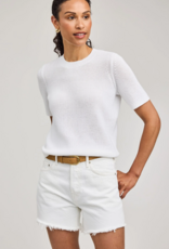 Gentle Fawn Faye Knit Top in White