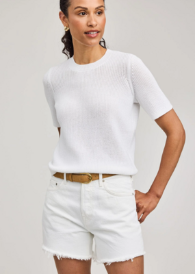 Gentle Fawn Faye Knit Top in White