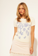 John and Jenn Delmar 100% Cotton Knit Tee in Amalfi Ocean Print