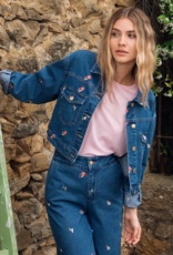 Molly Bracken Casey Embroidered Denim Jacket