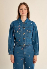 Molly Bracken Casey Embroidered Denim Jacket