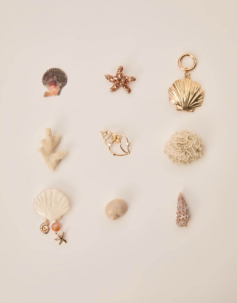 Des Petits Hauts Marielle Glitter Enamel Starfish Pin Brooch