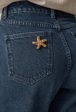 Des Petits Hauts Marielle Glitter Enamel Starfish Pin Brooch
