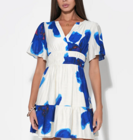 Adelyn Rae Charlotte Printed Mini Dress *Only One Left - Large*