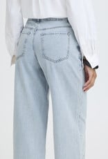 B.Young Kielo High Waisted Embroidered Cropped Denim