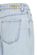 B.Young Kielo High Waisted Embroidered Cropped Denim