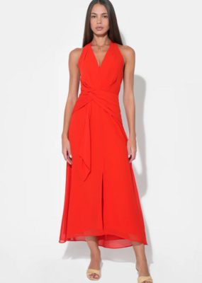 Adelyn Rae Jessika Halter Midi Dress