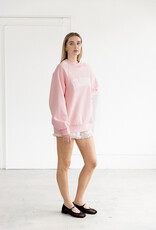 Brunette the Label Floral Varsity Hair Colour Crews - Blonde