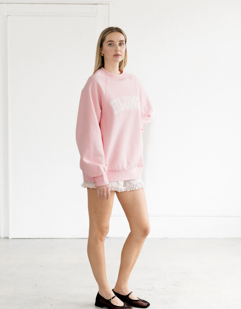 Brunette the Label Floral Varsity Hair Colour Crews - Blonde