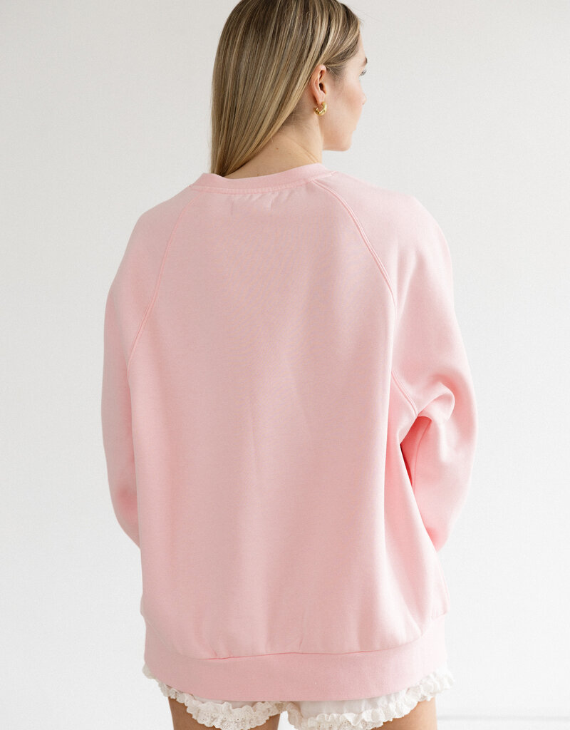 Brunette the Label Floral Varsity Hair Colour Crews - Blonde