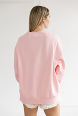 Brunette the Label Floral Varsity Hair Colour Crews - Brunette