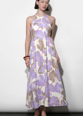 Greylin Ayla Braided Halter Strap Maxi Dress