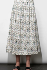 Greylin Aaliyah Smocked Waist Midi Skirt