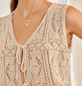 NKN Barcelona Beat Tie Knit Top