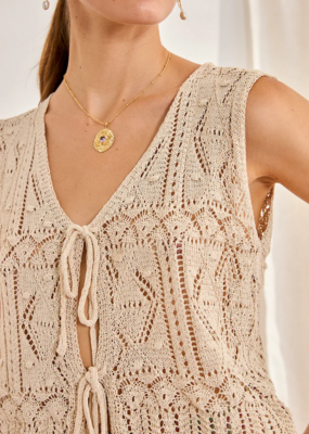 NKN Barcelona Beat Tie Knit Top