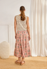 NKN Barcelona Beat Tie Knit Top in Camel