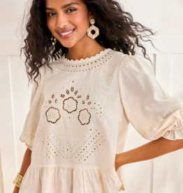NKN Barcelona Jacin Blouse with Openwork Embroidery