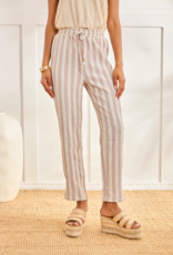 NKN Barcelona Tristan Printed Pants in Rose Stripe
