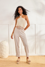 NKN Barcelona Tristan Printed Pants in Rose Stripe