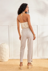 NKN Barcelona Tristan Printed Pants in Rose Stripe