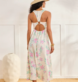 NKN Barcelona Danori Cross-Back Printed Dress