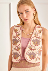 NKN Barcelona Toko Floral Embroidered Vest