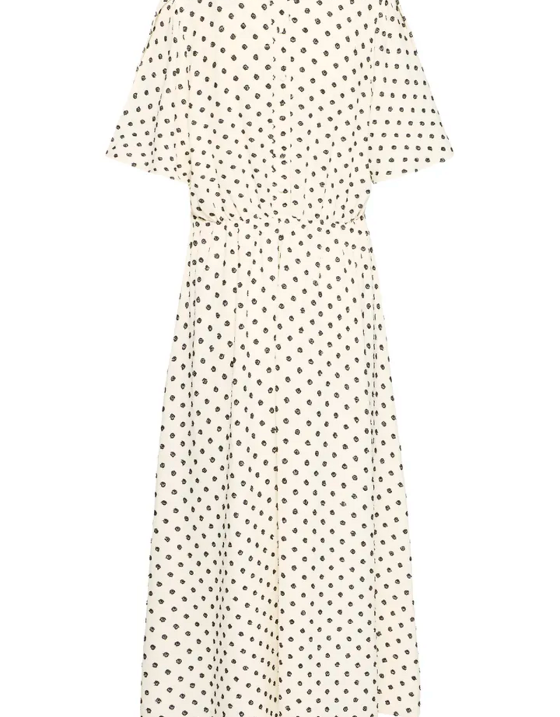 ICHI Zabby A-Line Dot Dress