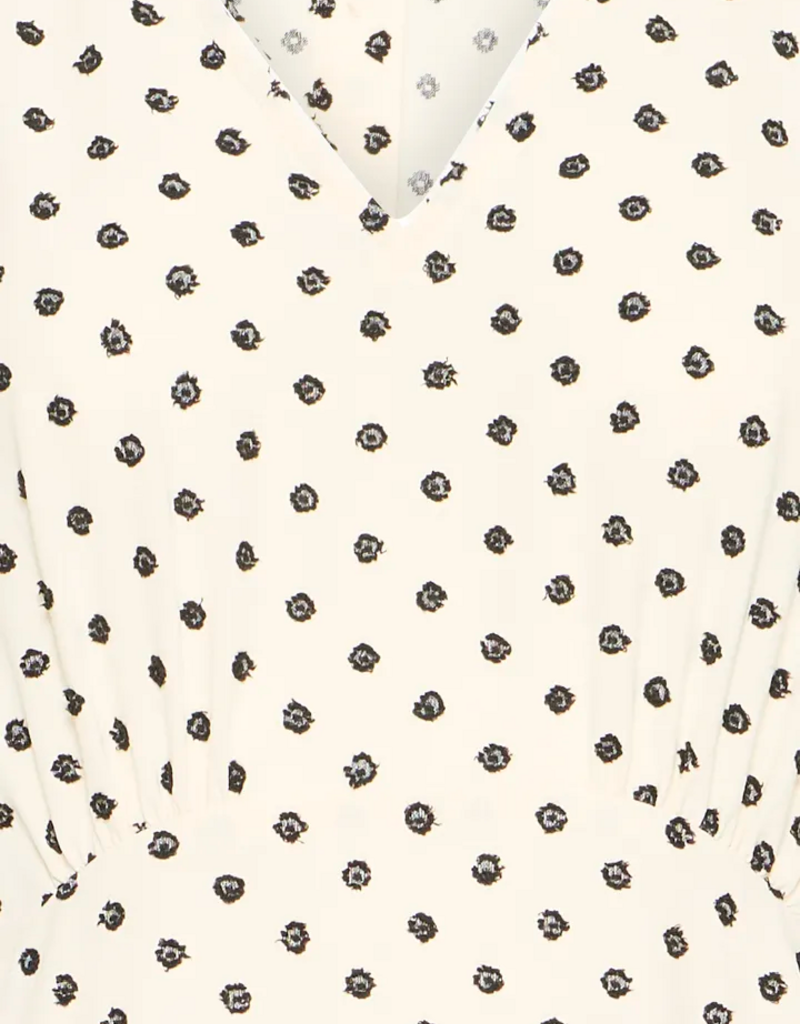 ICHI Zabby A-Line Dot Dress