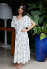 ICHI Zabby A-Line Dot Dress