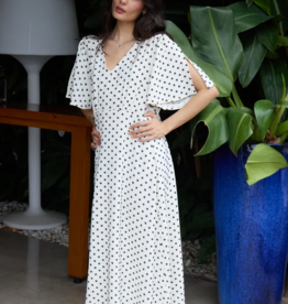 ICHI Zabby A-Line Dot Dress *Only One Left - 12*