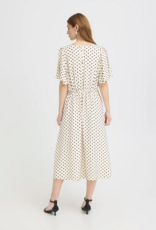 ICHI Zabby A-Line Dot Dress