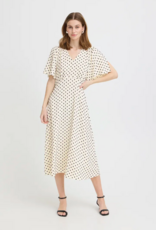 ICHI Zabby A-Line Dot Dress