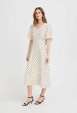 ICHI Zabby A-Line Dot Dress