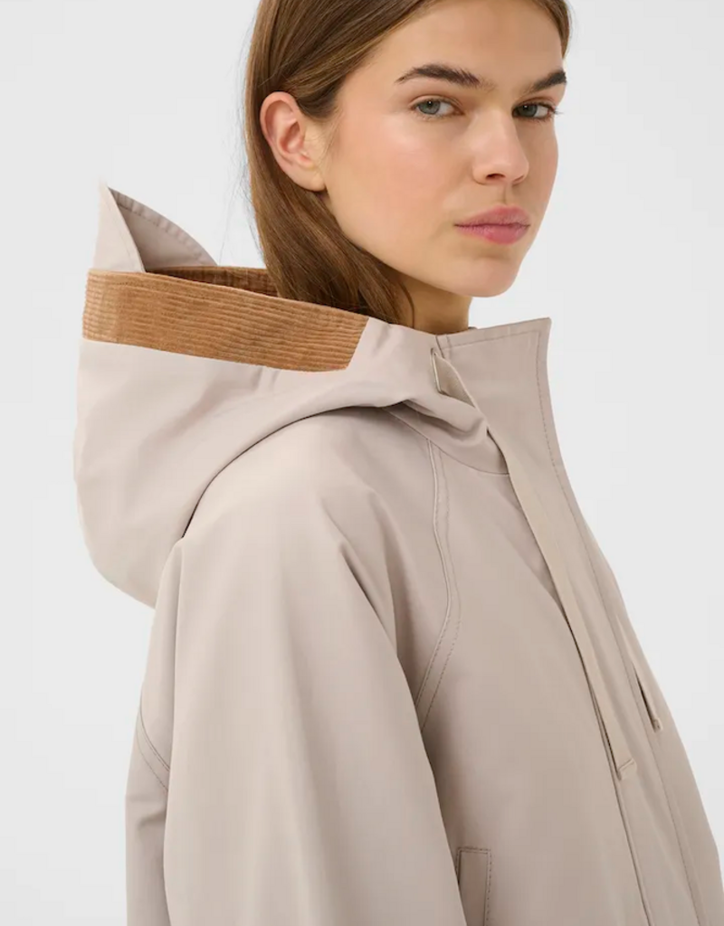 InWear Gracelynn Hooded Jacket in Chateau Gray