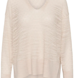 InWear Nita Cotton Blend V-Neck Knitted Pullover