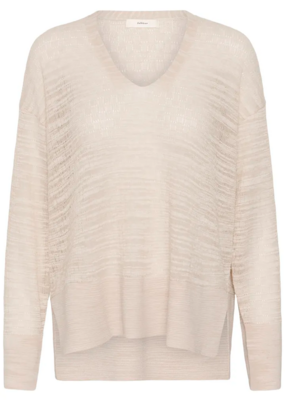 InWear Nita Cotton Blend V-Neck Knitted Pullover