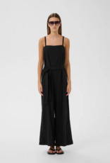 InWear Edith Linen Blend Jumpsuit in Black