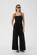 InWear Edith Linen Blend Jumpsuit in Black