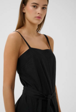 InWear Edith Linen Blend Jumpsuit in Black