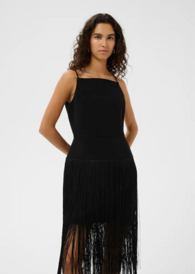 InWear Charleene Fest Fringe Dress in Black